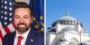 Indiana Lt Gov demands ban on mosques 'blaring the Muslim call to prayer'