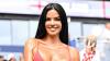 Ex-Miss Croatia Ivana Knoll makes her England vs Norway allegiances clear in eye-popping bikini