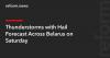Thunderstorms with Hail Forecast Across Belarus on Saturday
