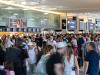 Zurich airport sees a busy summer holiday Saturday
