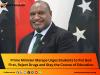 Prime Minister Marape Urges Students to Put God First, Reject Drugs and Stay the Course of Education