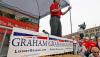 See late U.S. Lindsey Graham in his many visits to Iowa