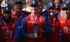 England given permission to celebrate with a beer after becoming world's best T20 side... just days after being hit with new rules banning them from drinking alcohol!