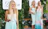 Tess Daly and her lookalike daughter Phoebe match in mint green as they enjoy a rare day out at Wimbledon after she moved to New York to pursue a modelling career