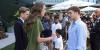 Catherine hands Arthur Fery a birthday card as British sensation invites George and Charlotte to play tennis