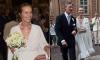Eva Herzigova, 53, stuns in a Lanvin bridal gown as she finally marries businessman Gregorio Marsiaj in Italy after 25 years together