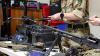 5 Rifles Display Hardware for Military Charity
