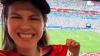 Alexandra Daddario drops jaws in England strip and is 'kicked out' of Norway match
