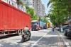 Cargo trucks line up at China-North Korea border in trade surge