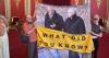 Republic activists stage Andrew protest inside Buckingham Palace