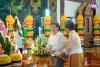 Samdech Men Sam An Offers Religious Books and Donations to B...