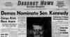 Deseret News archives: Thanks to Wyoming, JFK won Democratic nomination at 1960 convention