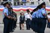 Rosanna Law inspects Police parade
