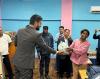 Ministry of Education distributes relief materials to students in Holding Center