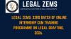 [Advertisement]Legal Zems: 33rd Batch – Online Internship Cum Training Programme On Legal Drafting, 2026.