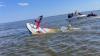 Breaching whale slams into New Jersey boat in Raritan Bay, sinking it with crew aboard