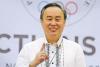 Two gymnasts banner Team Philippines in Dakar YOG
