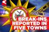 Multiple housebreaking incidents reported across Namibia