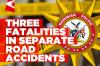 Three people die in separate road accidents