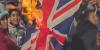 Argentina fans burn WRONG flag ahead of England World Cup clash as tensions rise