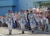 Russia launches American and two cosmonauts to space station with rare NASA chief visit