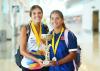 Golden girls Gazzard and Sousa welcomed back to Bermuda