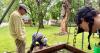 Students unearth Iowa history at the Abbie Gardner Cabin for the final time