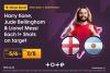 England vs Argentina: Get Messi, Bellingham and Kane 1+ shot on target each at 11/8 | Tote
