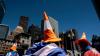 A very special traffic cone arrives in Boston, courtesy of our new friends in Glasgow