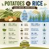 Potatoes vs. Rice: A Look at Water Use and Sustainability