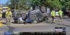 SUV flips after red light crash at St. Joseph Street and West Boulevard in Rapid City