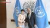 Tokyo governor Koike meets UN Secretary-General Guterres in New York
