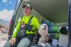 The black-and-white dog that became the face of hope in post-earthquake Venezuela