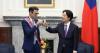 Lai awards top honor to Franck Paris for advancing Taiwan-France ties
