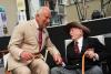 King Charles jokes about ageing with 104-year-old war veteran