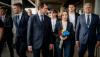 Presidents of Moldova, Romania, and Croatian PM arrive in Kyiv