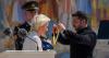 A top European Union official pledges military support for Ukraine's sovereignty against Russia's invasion