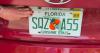 Squeeze what?! A South Florida woman is the talk of her town with a racy license plate she got in the mail