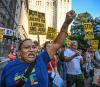 New Yorkers protest ICE-related killings from across the country in Foley Square amid ongoing Trump immigration crackdown