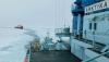 Nuclear icebreaker escorts North Pole platform from Greenland Sea