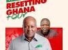 Mahama heads to Volta Region on Thursday for 'Resetting Ghana Tour'