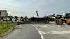 Trucker suffers minor injuries in New York rollover