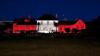 Falklands light up government building in England colours ahead of Argentina clash