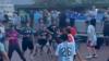 Argentina fans seen 'fighting and throwing bottles' before England World Cup clash