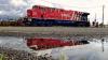 Rare America250 Train Rolls Through DeQuincy, Louisiana