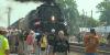 Big Boy No. 4014 travels west on its second journey through NW Ohio