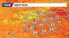 A major warming trend sends temperatures up