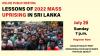 SEP/IYSSE online public lecture: Lessons of the 2022 mass uprising in Sri Lanka for workers and youth