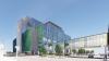 Dunedin Hospital's Inpatient building on the up as steel goes in