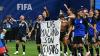 UK urges FIFA probe after Argentina players display Falklands banner